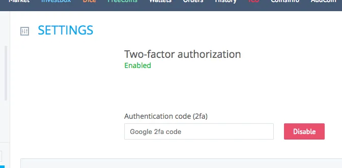 yobit 二段階認証 設定完了