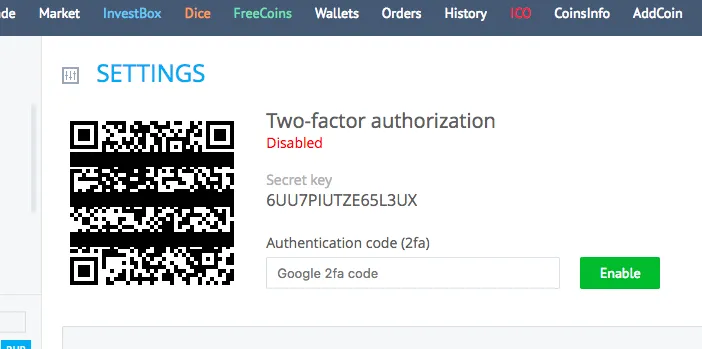 yobit 二段階認証 設定